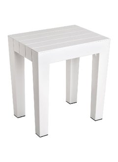 TATAY Sturdy Multi-Purpose High Quality Polypropylene Stool White 41.656 x 38.1 x 28.956 cm 4436501  - Image 2