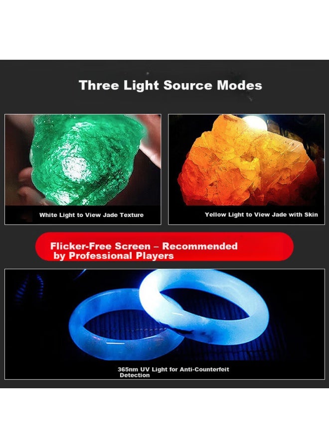 MIXOUT مصباح فلاش ميوتا جايد عالي القوة لتحديد الأحجار الكريمة، مصباح ياقوتي بتقنية UV 365nm - Image 3