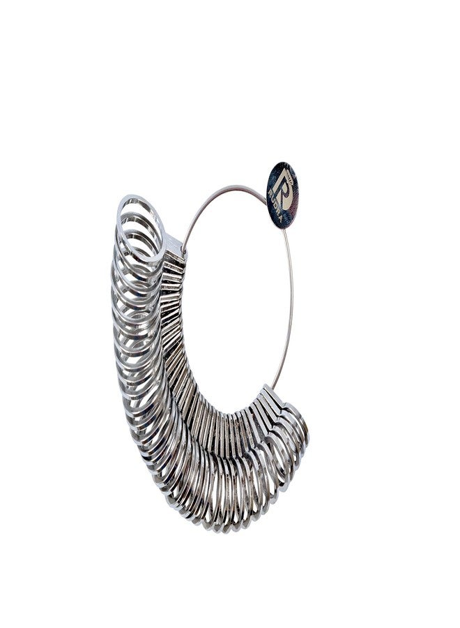 RUDRA Ring Sizer Finger Sizing Measuring Jewellery Accurate Tool bass Metal -Set of 36 Pieces - Image 1