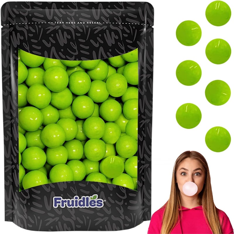 Fruidles Green Apple Gum Balls - Half Pound - Image 1