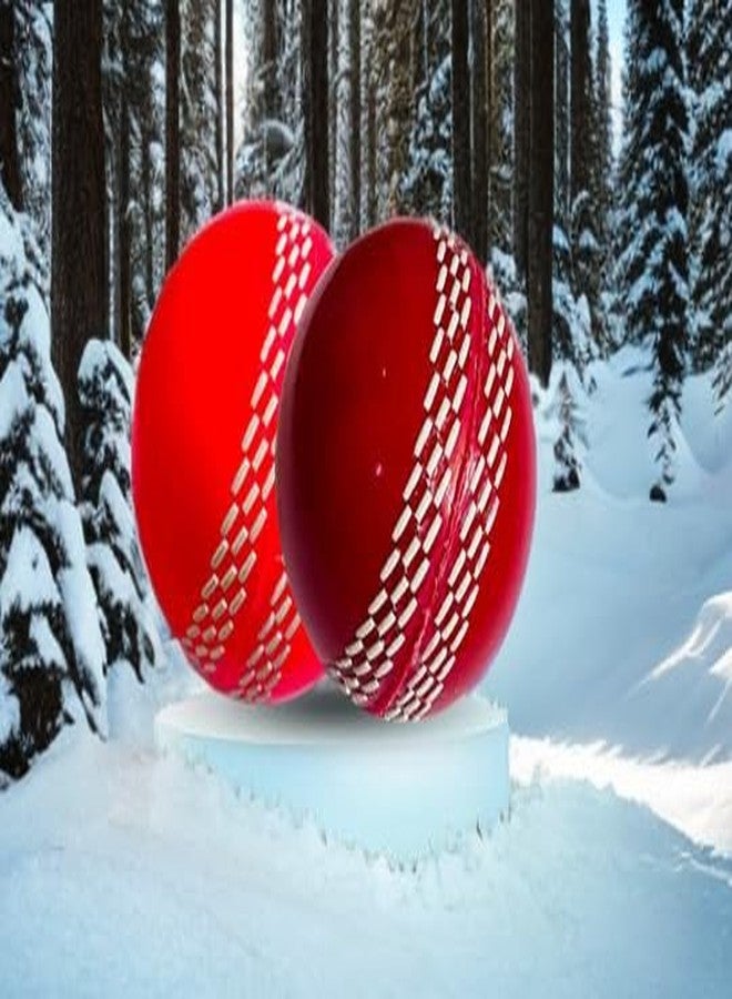 Fazzul Cricket Ball Wind Ball Synthetic Rubber Ball Pack of 2 (WBC) - Image 1