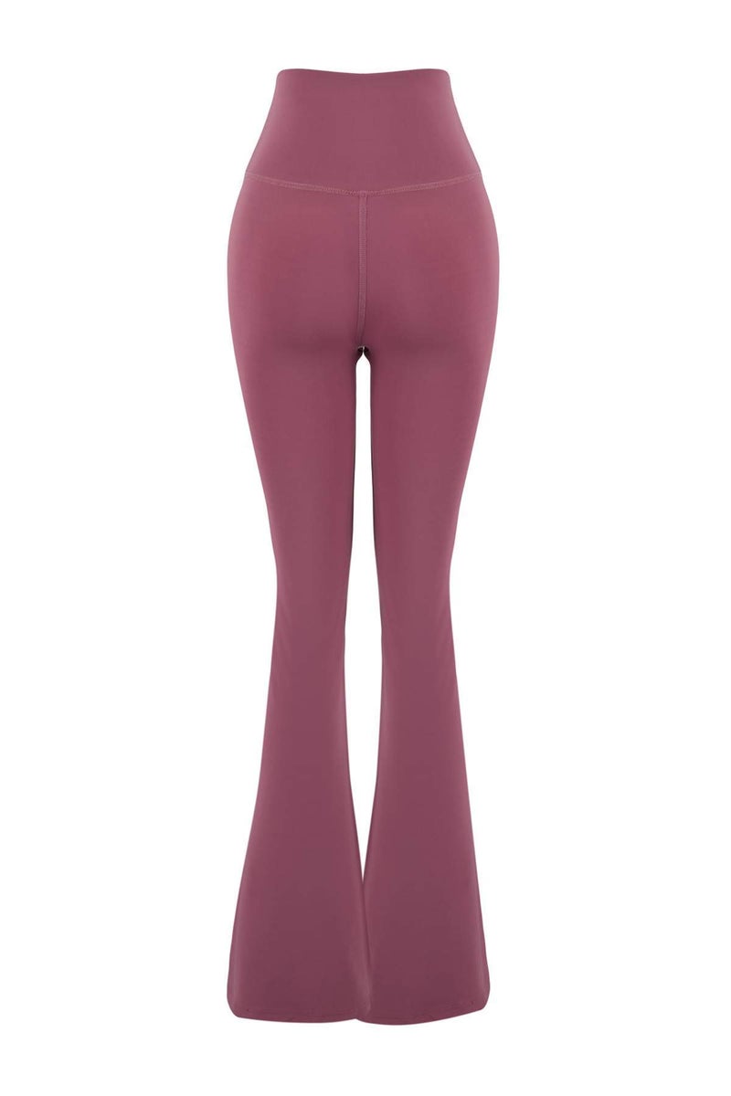 trendyol Pink Brushed Soft Fabric Spanish Trotting Yoga Knitted Sports Leggings Thmss24Ty00019 - Image 5