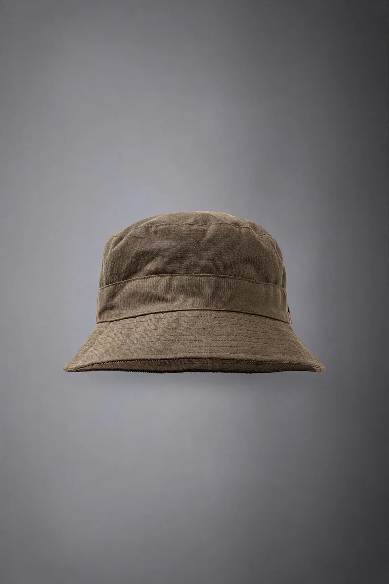 Doppelganger Men's reversible fisherman's hat - Military Brown