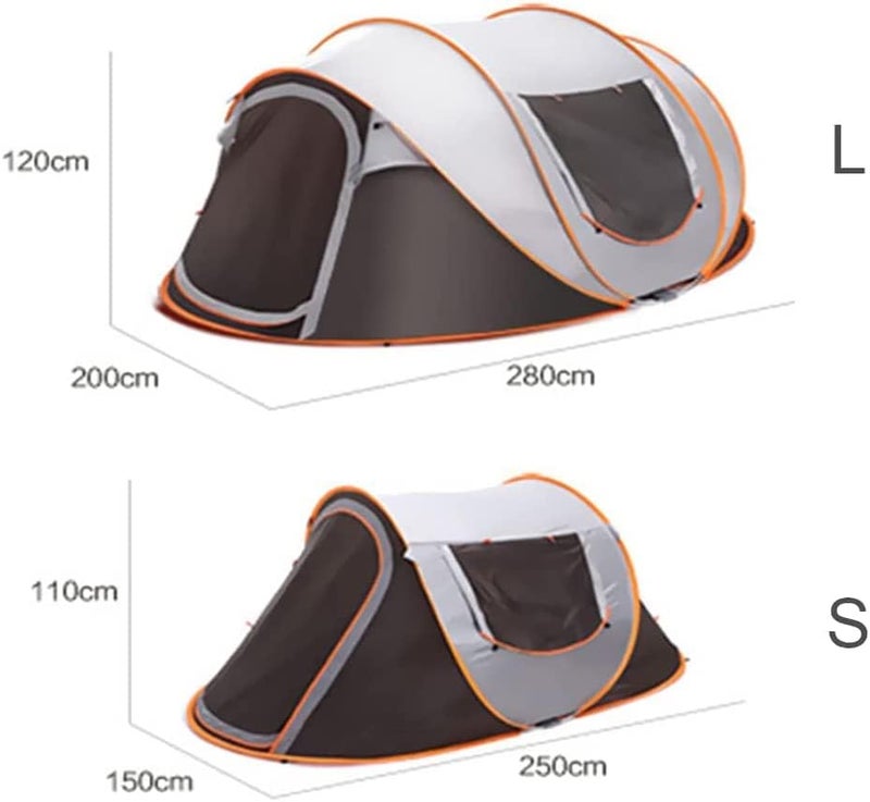 NEELABIL Camping Instant Tent 5-8 Person, Pop-Up Family Outdoor Tent | Rain-Proof Wind-Proof Portable Automatic Unfold for Camping Travel - خيمة تخييم فورية 5-8 أشخاص - Image 2