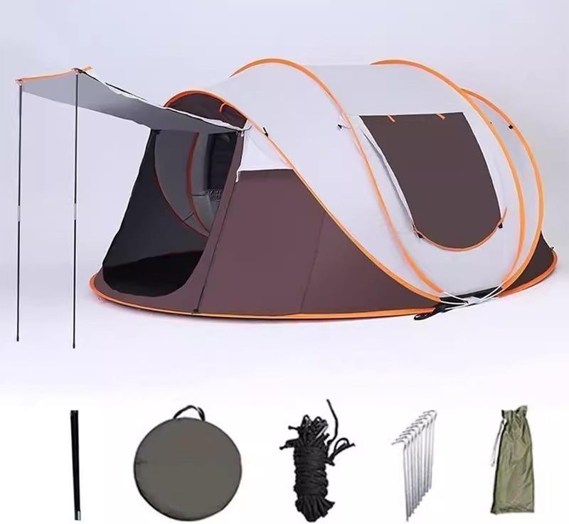 NEELABIL Camping Instant Tent 5-8 Person, Pop-Up Family Outdoor Tent | Rain-Proof Wind-Proof Portable Automatic Unfold for Camping Travel - خيمة تخييم فورية 5-8 أشخاص - Image 1