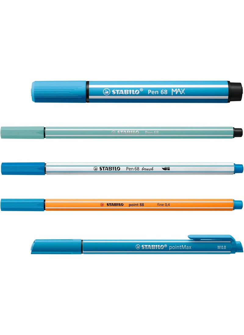 STABILO STABILO Creative Set  Pen 68 Max Pen 68 Pen 68 brush point 88 pointMax ARTY 55Pieces  drawing illustration writing  - Image 3