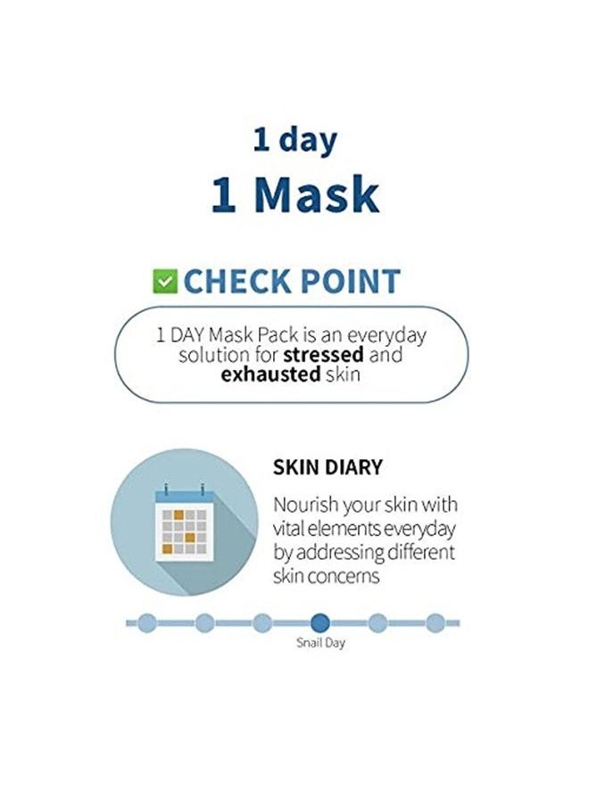 MED B MEDB 1 Day Snail Mask Pack 