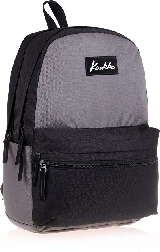 KAUKKO Backpack Basic Double Colors Grey-Black K1424
