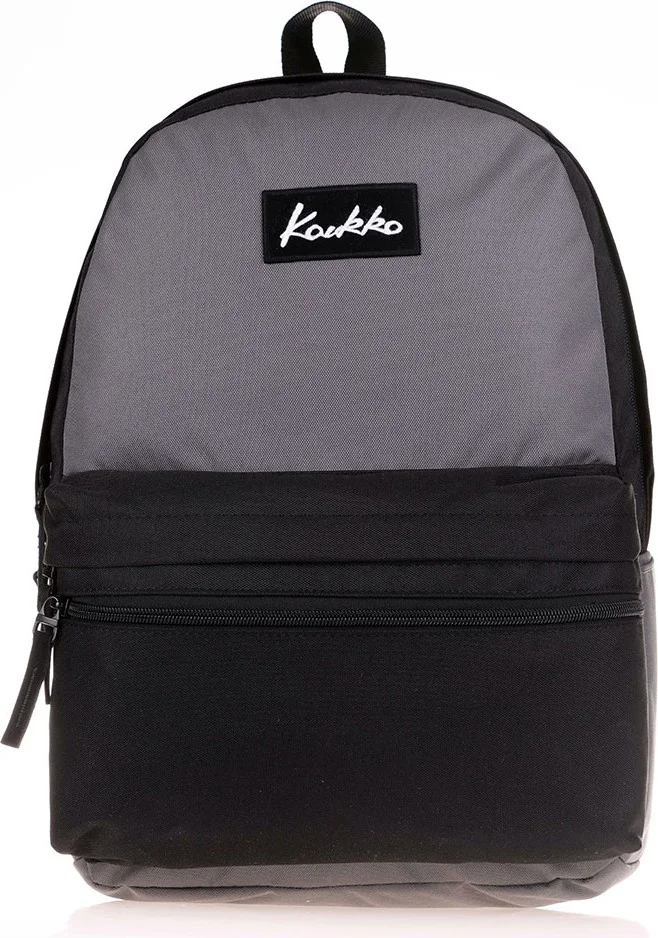 KAUKKO Backpack Basic Double Colors Grey-Black K1424