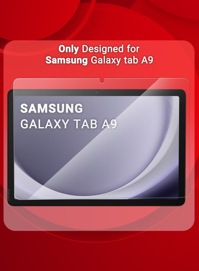 DUSALA Pack Of 3 Screen Protector For Galaxy Tab A9 Premium Screen Protector Full Coverage Scratch-Resistant Anti Bubble Clear-3 - Image 2