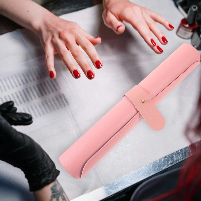 Nail Table Mat: 70x35cmManicure Pad with Tie Strap, - Desk Protector for Technician - Nail Practice Mat Salon Accessories - Image 5