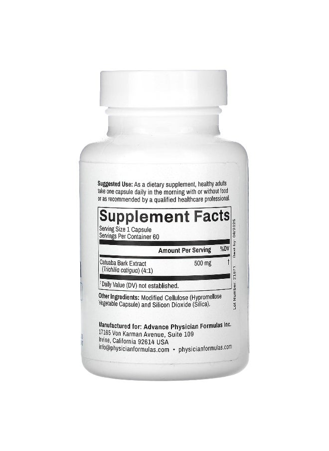Advance Physician Formulas Advance Physician Formulas, Catuaba, 500 mg, 60 Capsules  - Image 2