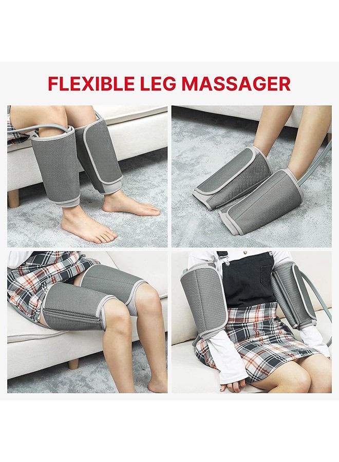 FITINDEX مدلك الساقين FITINDEX، مدلك ضغط الساقين للدورة الدموية وتخفيف الألم، تدليك القدم والساق والفخذ للرياضيين، 3 أوضاع و3 شدة، يساعد في الوذمة وتورم الساقين، هدية للرجال والنساء - Image 3