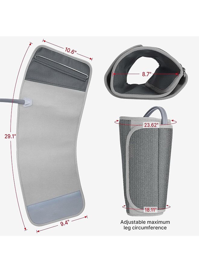 FITINDEX مدلك الساقين FITINDEX، مدلك ضغط الساقين للدورة الدموية وتخفيف الألم، تدليك القدم والساق والفخذ للرياضيين، 3 أوضاع و3 شدة، يساعد في الوذمة وتورم الساقين، هدية للرجال والنساء - Image 4