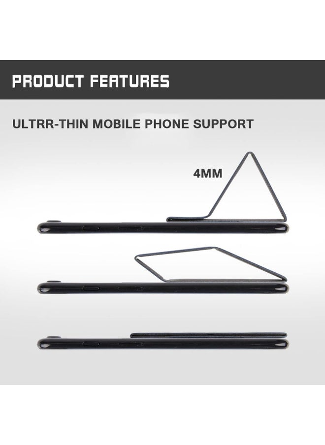 Mobile Phone Holder, Multi-Angle Stand, Horizontal and Vertical Phone Holder, Ultra Slim Stick-On Phone Holder for Most Smartphones (Navy)