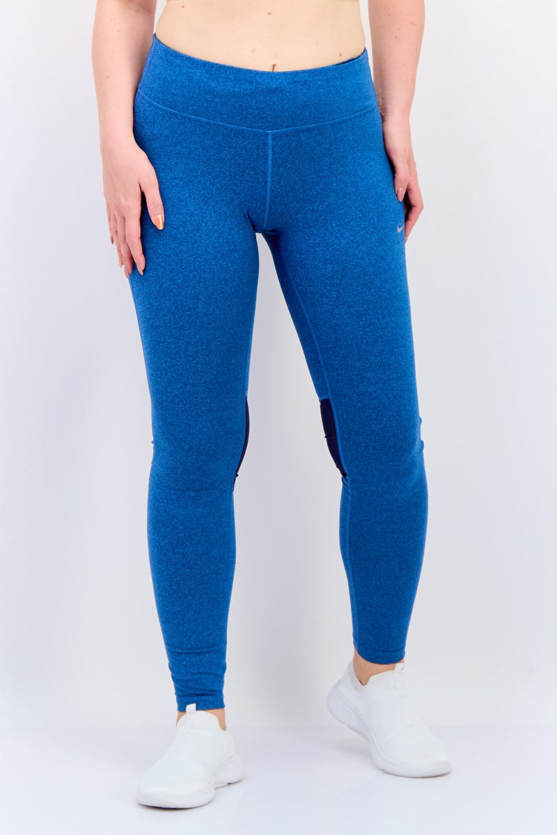 Nike Women Tight Fit Running Leggings, Blue - Image 1
