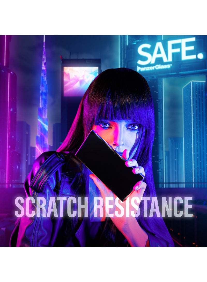 PanzerGlass حماية SAFE من PanzerGlass - واقي شاشة زجاجي مقسى لهاتف Samsung S25 Plus، مقاوم للخدوش، خالي من الفقاعات، مقاوم للغاية، طلاء خالي من البقع، واقي شاشة Samsung S25 Plus - Image 4