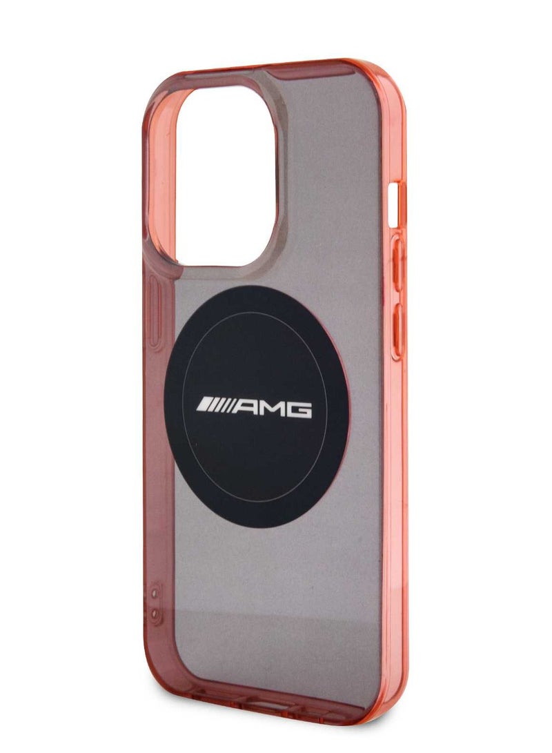 AMG Magsafe Transparent Case with Timeless Design for iPhone 15 Pro -Black - Image 1