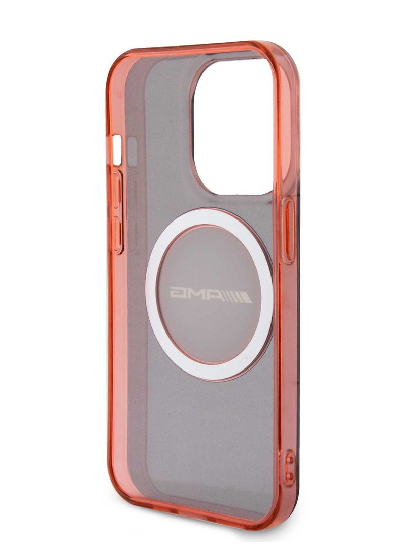 AMG Magsafe Transparent Case with Timeless Design for iPhone 15 Pro -Black - Image 4