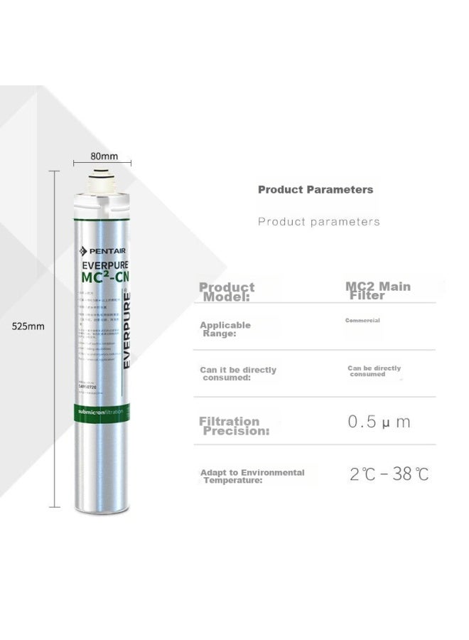 إيفر بيور Everpure Kitchen And Food Service Water Filter, Main Filter Cartridge Mc2-cn - Image 5