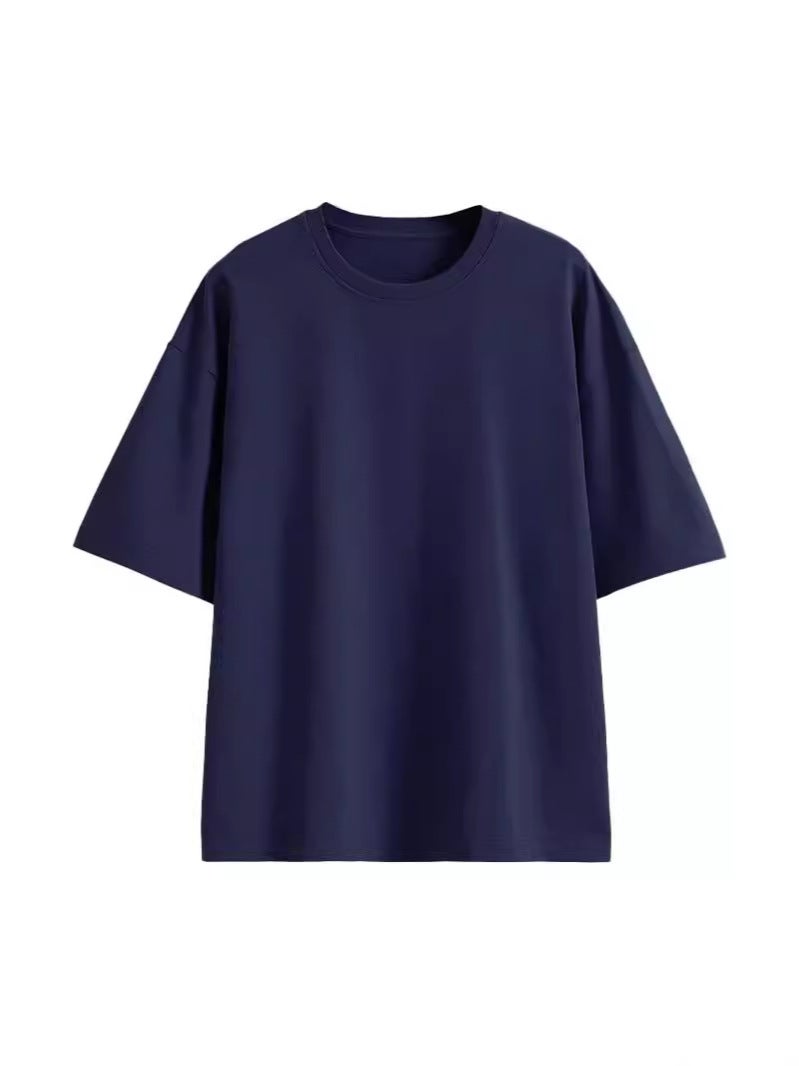 Off-Shoulder Style Hebei Back Cover Collar 200G Combed Tight Kidsren'S Clothing Light Version T-Shirt 100% Cotton Kidsren'S Short-Sleeved Light Plate - Image 4