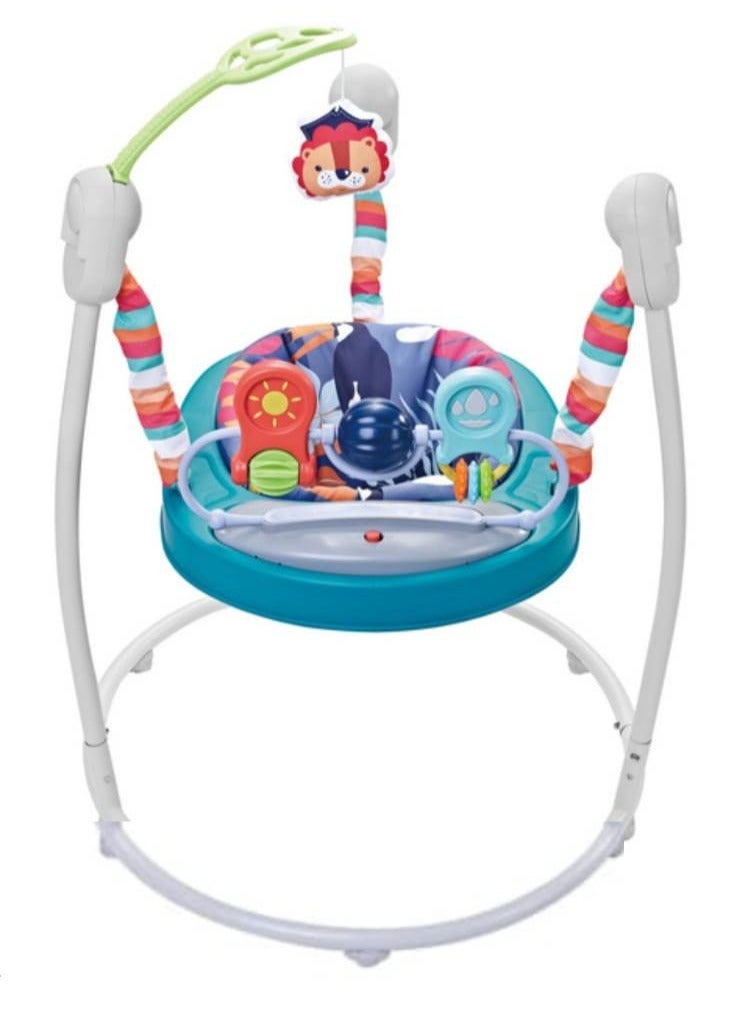 Adjustable Swivel Seat Baby Rocking Suspension Chair with Music and Light Cradle Toys - Image 1