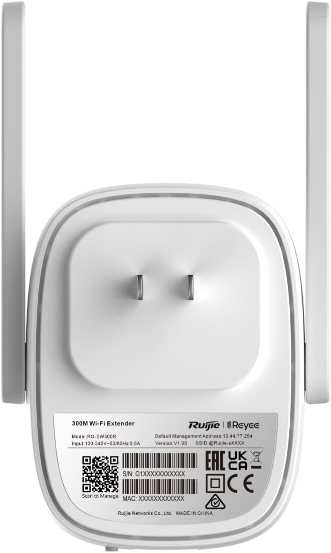 رويجي موسع شبكة واي فاي مش Ruijie Reyee 300Mbps RG-EW300R - Image 1