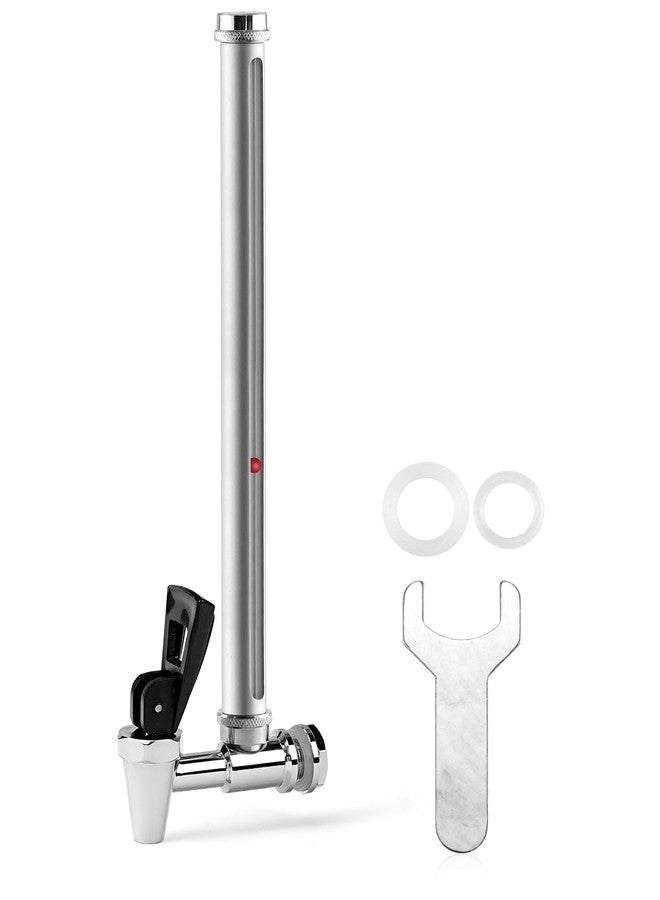 Fetechmate 10 inch Stainless Steel Sight Glass Spigot Compatible with Be-rkey Gravity Water Filtration System Sight Glass Clear View Spigot for The Travel, Big, Royal and Other Brand by Fetechmate - Image 1