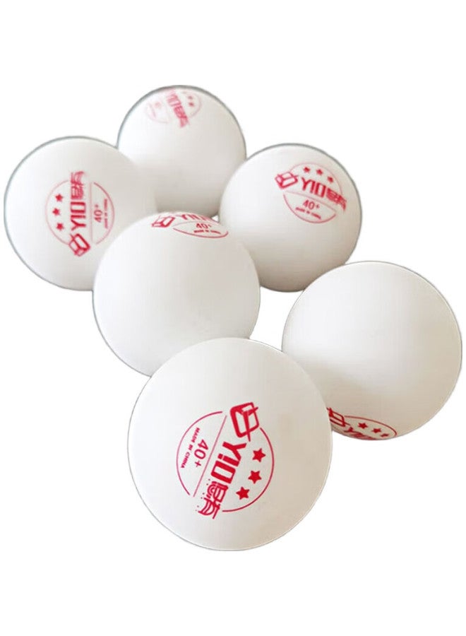 YouYou Three-Star Table Tennis Balls (100 Pieces), Ball Machine Multi-Ball Training, 40+3 Star Table Tennis Plastic Balls - Image 1
