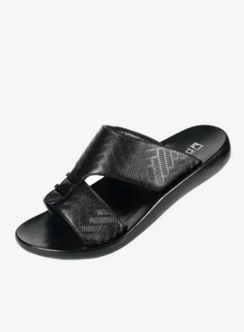008-3551 Barjeel Mens Arabic Sandals 63073 Black