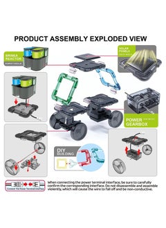 Y&D Solar Car Kits STEM Projects for Kids, 16 in 1 Creativity Toys Education Learning Building 8-14 Year Old Teen Boys Girls, 90 Pcs  - Image 4