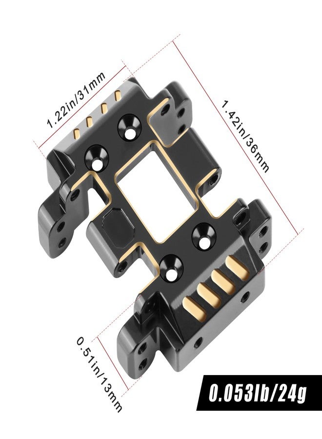 DashRC 27.8g Brass Skid Plate for 1/18 RC Crawler Redcat Ascent-18 Upgrade Parts Accessories, Black - Image 5