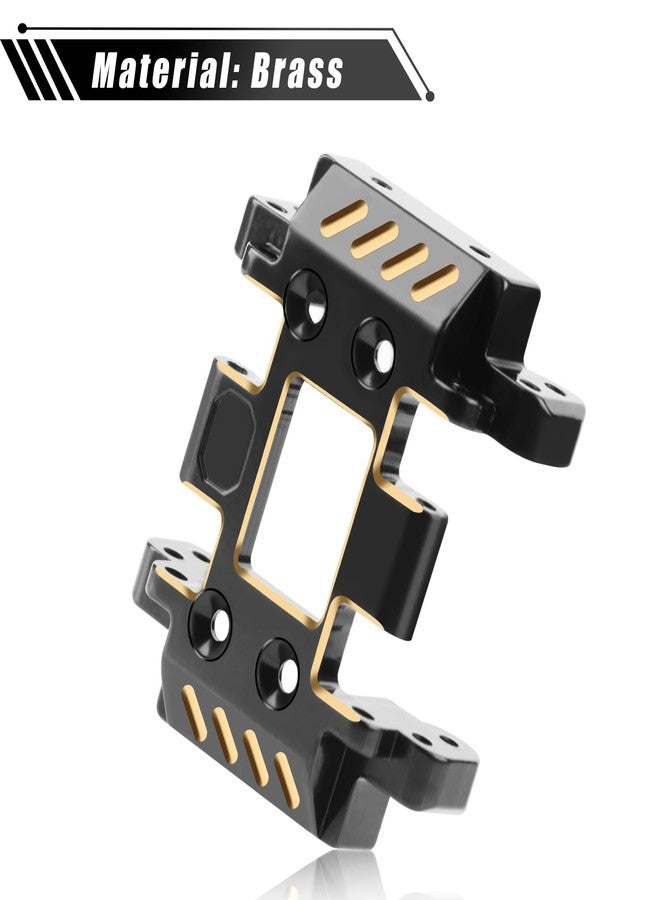 DashRC 27.8g Brass Skid Plate for 1/18 RC Crawler Redcat Ascent-18 Upgrade Parts Accessories, Black - Image 3