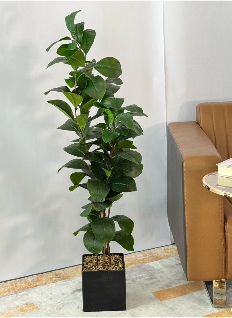 Living Artificial tree with a realistic touch4 branches, 120 cm, black pot  - Image 1