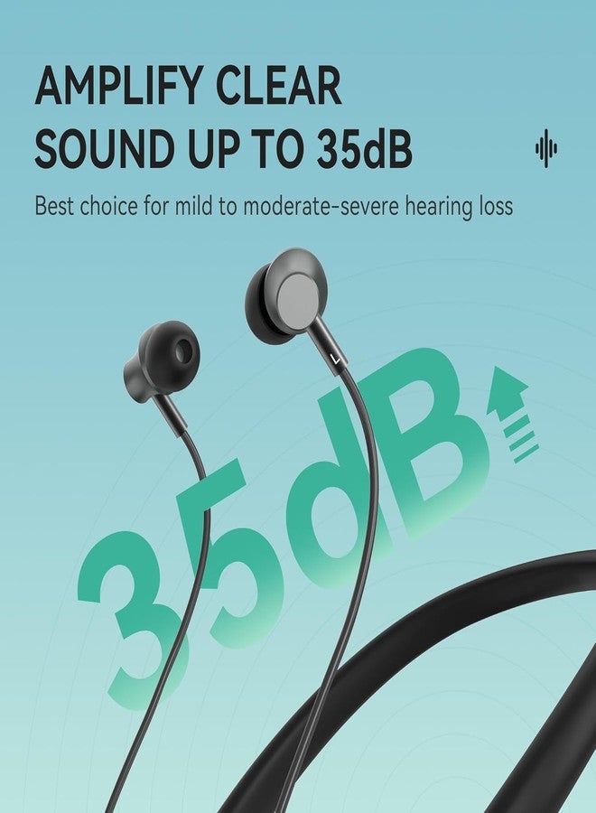 HP SOUND PLUS Hearing Aids, Hearing Aids for Seniors with Bluetooth Hearing Amplifiers for Seniors With Noise Cancelling and Volume Control, A Whole Day on One Charge - Image 3