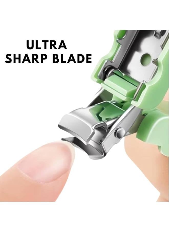 Portable Nail Clipper Keychain, Small Compact Mini Foldable Collapsible Pocket Nail Cutter Keyring Set Pastel Color Cute Unique（6 PCS) - Image 4