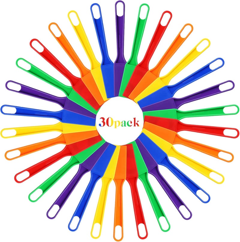 Jerify Set of 30 Magnetic Wands Magnetic Bingo Wands for Science Exploration Observation Skills Teaching Tool Preschool Learning Toys Homeschool Supplies 6 Assorted Colors - Image 1