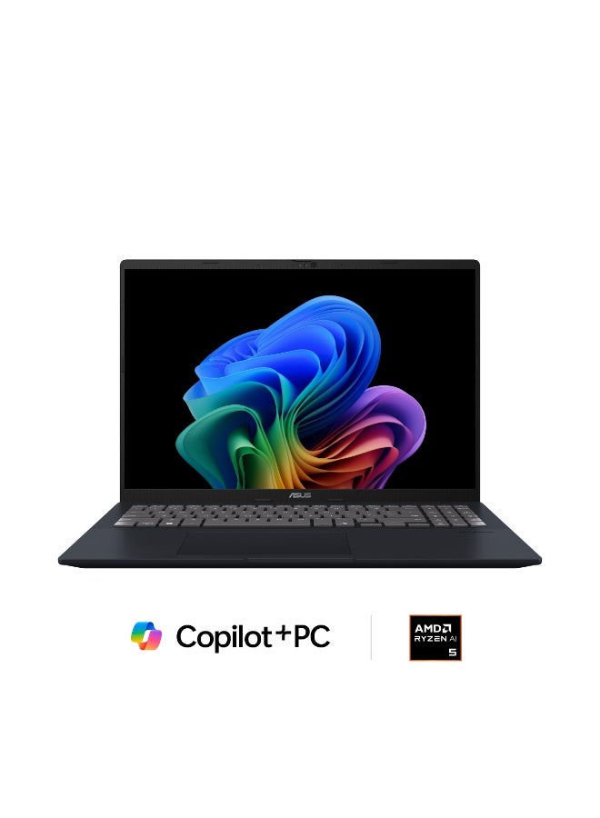 ASUS VivoBook 16 M1607KA Laptop, 16” WUXGA 1920x1200 Display, AMD Ryzen AI 5 330 Processor, 16GB RAM, 1TB SSD, Windows 11, WiFi 6E, Copilot+ PC, Quiet Blue (Upgraded Version) Quite Blue - Image 2