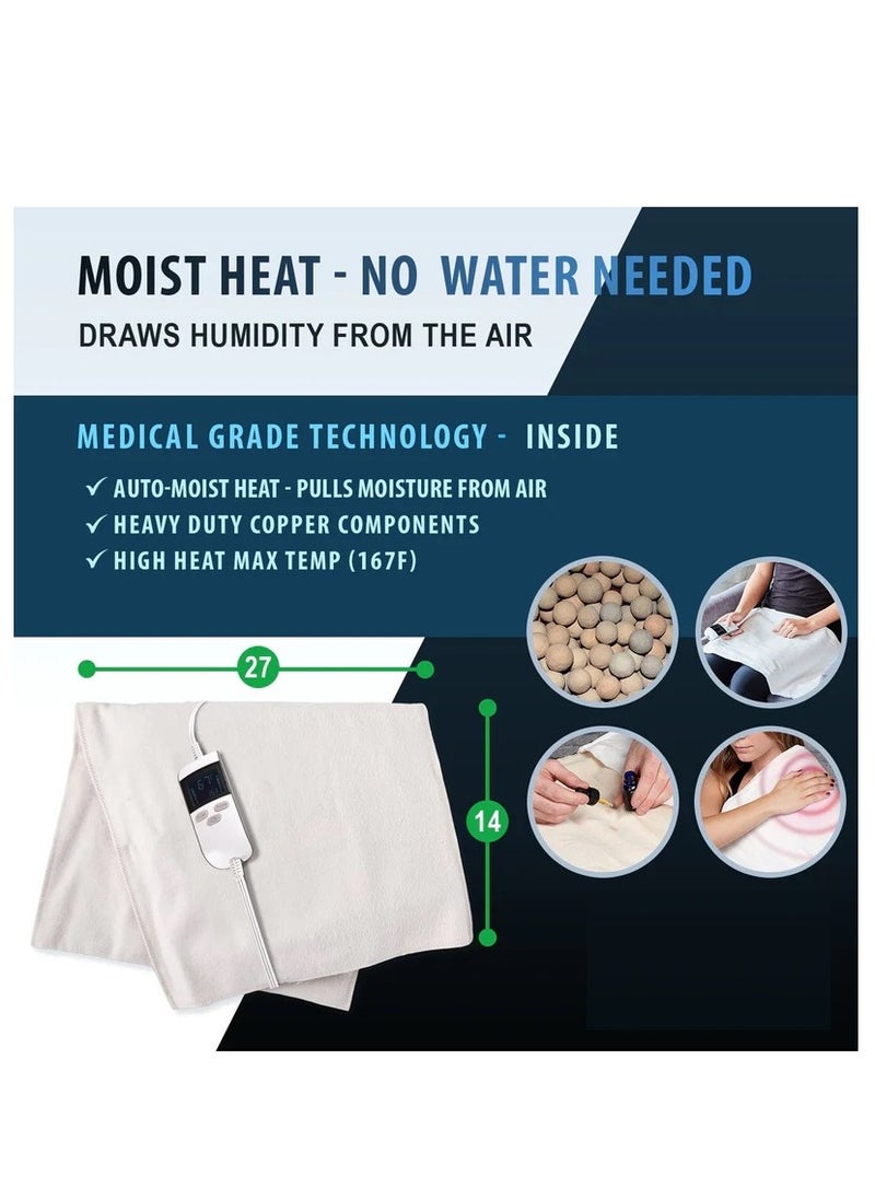 Ritecare - Automatic Moist Heating Pad with variable heat setting control for Back Pain and Muscle Pain Relief - Image 1