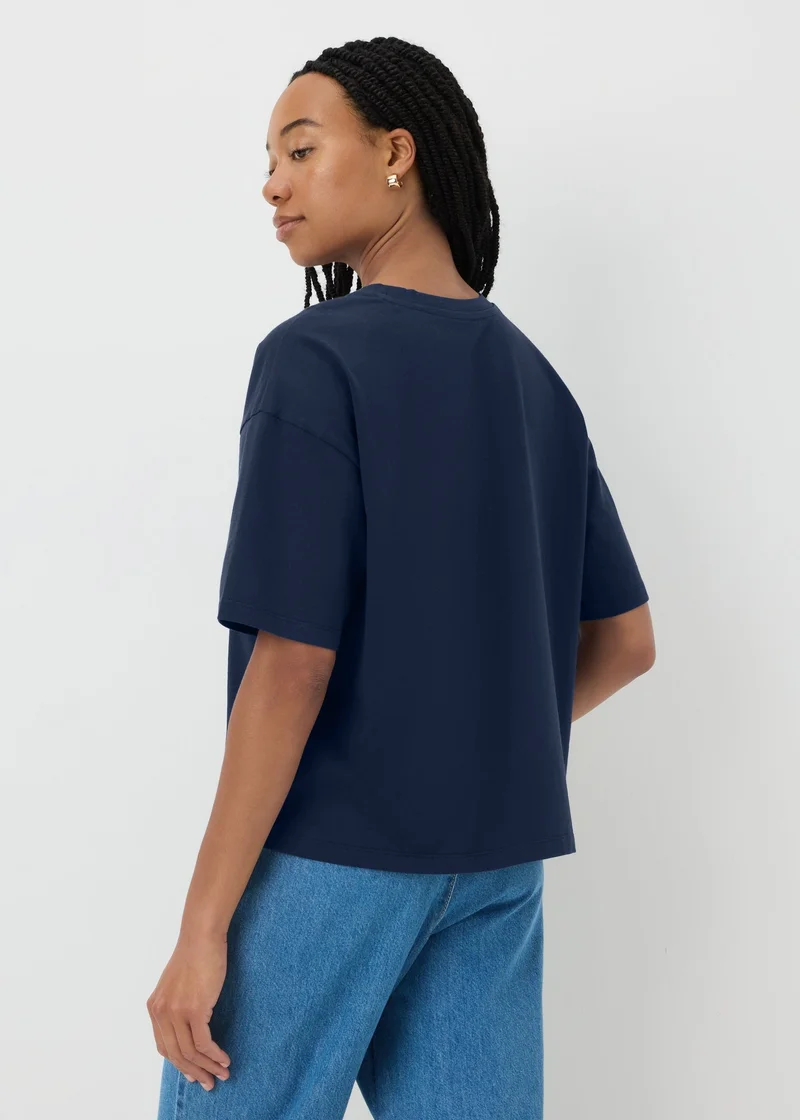 Matalan Navy Boxy T-Shirt
