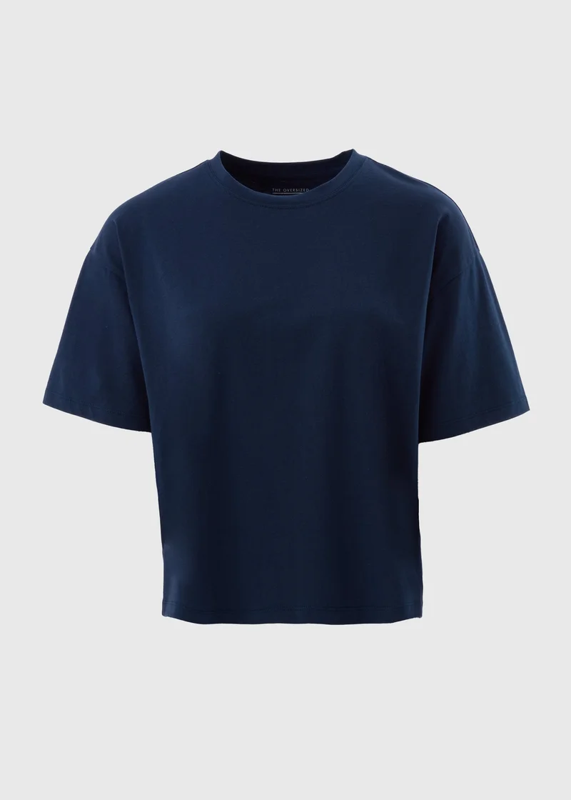 Matalan Navy Boxy T-Shirt