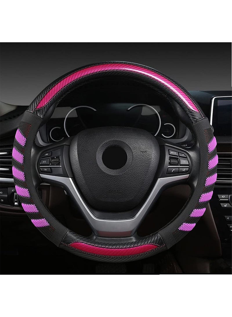 Car Steering Wheel Cover Anti-Slip and Comfortable Grip with 3D Honeycomb - Image 1