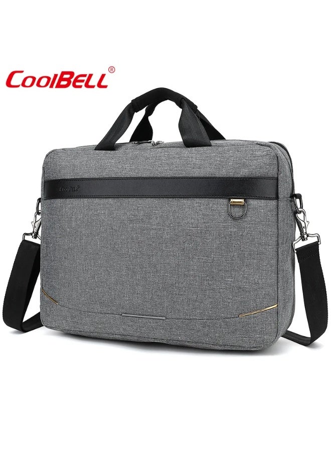 كول بيل CoolBELL 2025 New Men Briefcases For 15.6 inch Laptop Computer Business Waterproof Shockproof Handbag Shoulder Crossbody Bag 2120 - Image 1