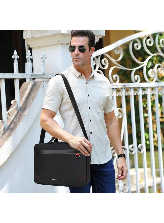 كول بيل CoolBELL 2025 New Men Briefcases For 15.6 inch Laptop Computer Business Waterproof Shockproof Handbag Shoulder Crossbody Bag 2120 - Image 3