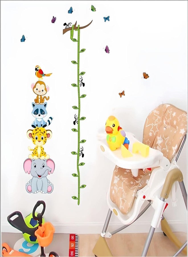 HEUREKA Cute Animals Self Adhesive Kids Room Décor Wall Sticker (60CM x 90CM) - Image 1