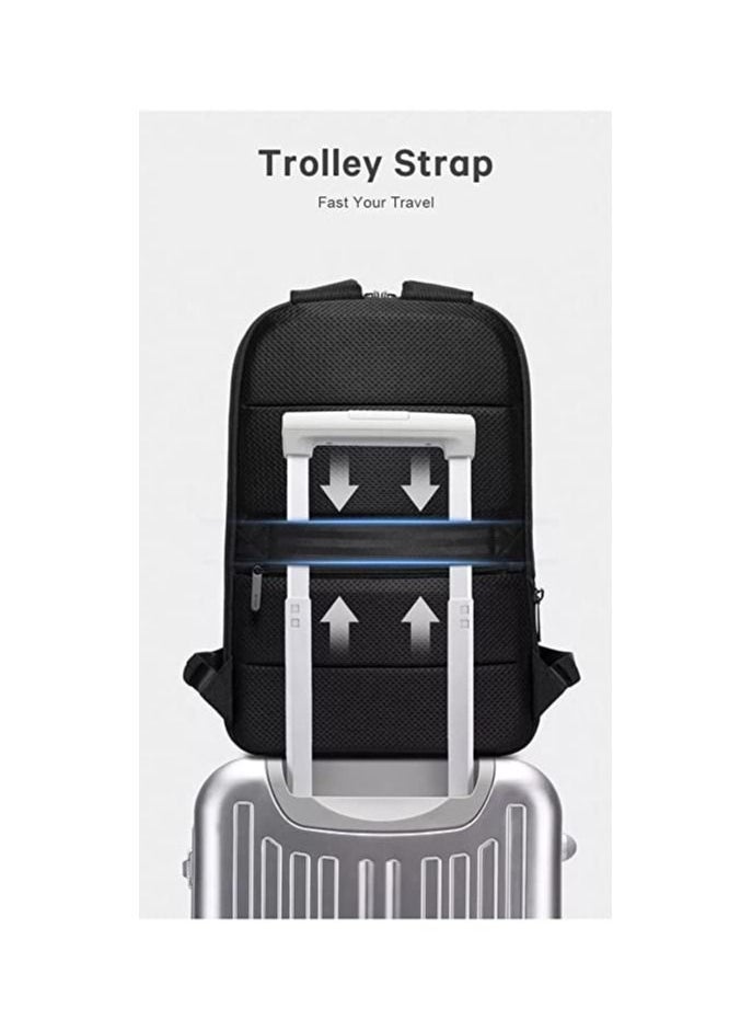 BANGE - Travel Laptop Backpack, Business Anti-Theft Slim Durable Laptops Backpack with USB Charging Port, for 17.3 inch laptop, Gifts for Men & Women Water-Resistant College School Computer Bag Bange. - Image 1