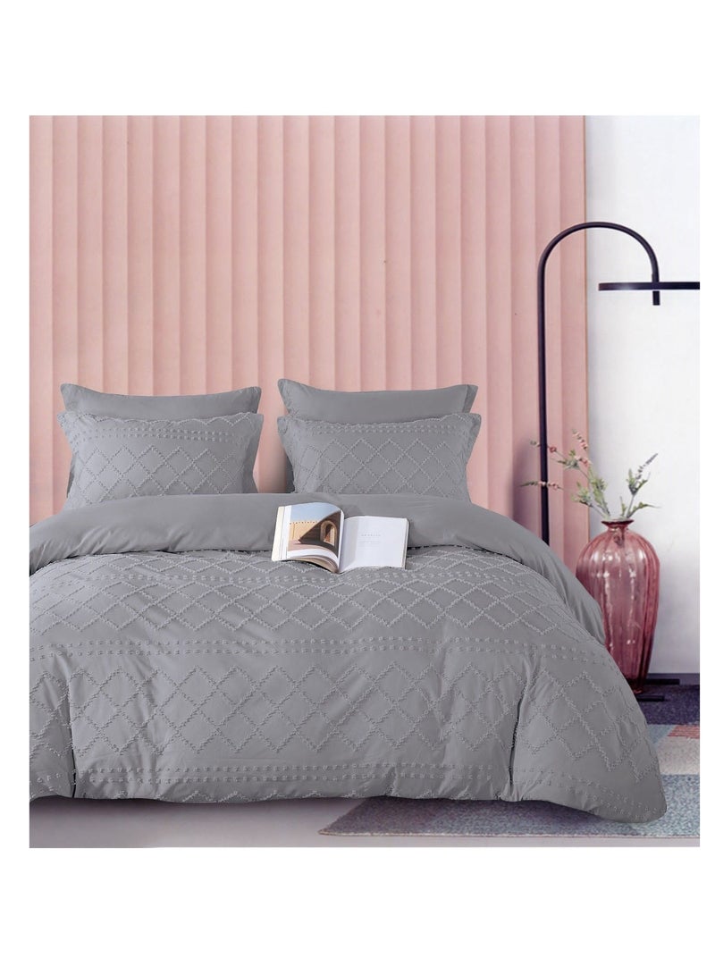 بيج مجموعة لحاف غطاء الفراش مجموعة من 6 قطع مجموعة مفروشات فاخرة بحجم كينج مجموعات غطاء لحاف عالية الجودة مع غطاء وسادة