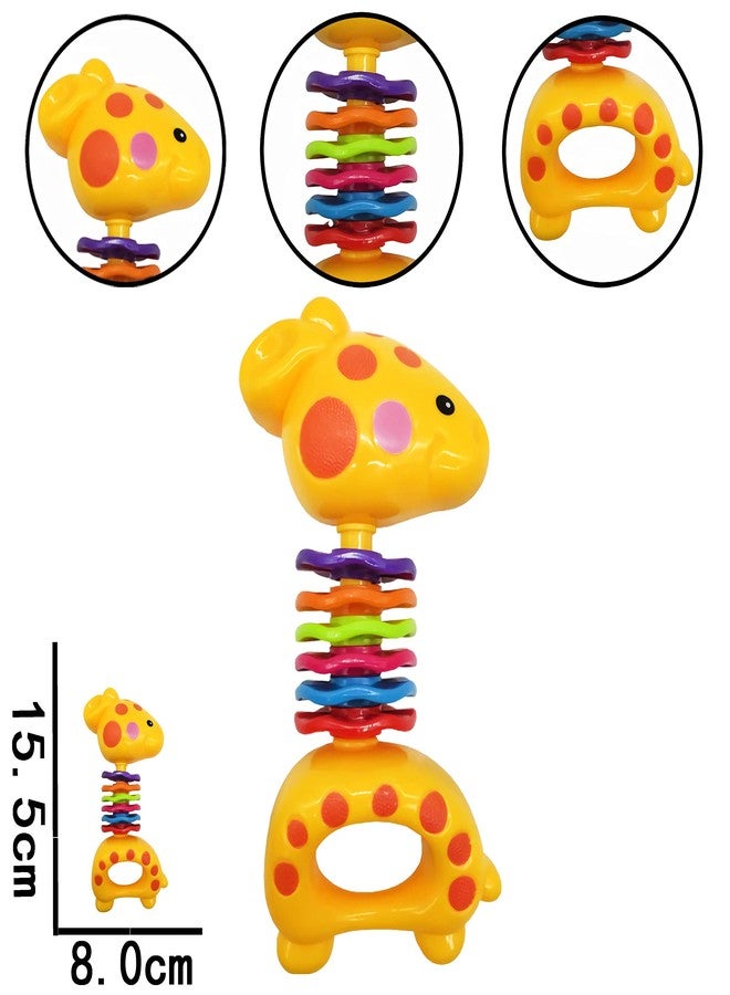 AIVIAI 9pcs Baby First Rattle Teether Toy Gift Set with Storage Box for Infant Newborn Baby Boy 0 3 6 9 12 18Month Blue - Image 4