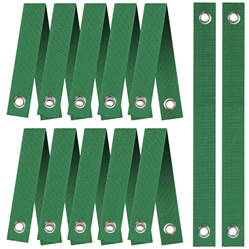 Jevrench 12 PCS Tree Straps for Staking, Tree Support Straps for Guying Staking Newly Planted Sapling Straight and Hurricane Protection, Heavy Duty Tree Stake Straps for Straightening - Image 1