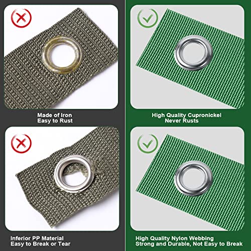 Jevrench 12 PCS Tree Straps for Staking, Tree Support Straps for Guying Staking Newly Planted Sapling Straight and Hurricane Protection, Heavy Duty Tree Stake Straps for Straightening - Image 3